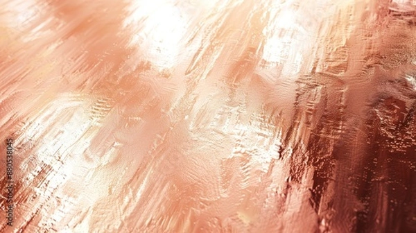 Fototapeta Rose gold metallic texture with aluminum texture background