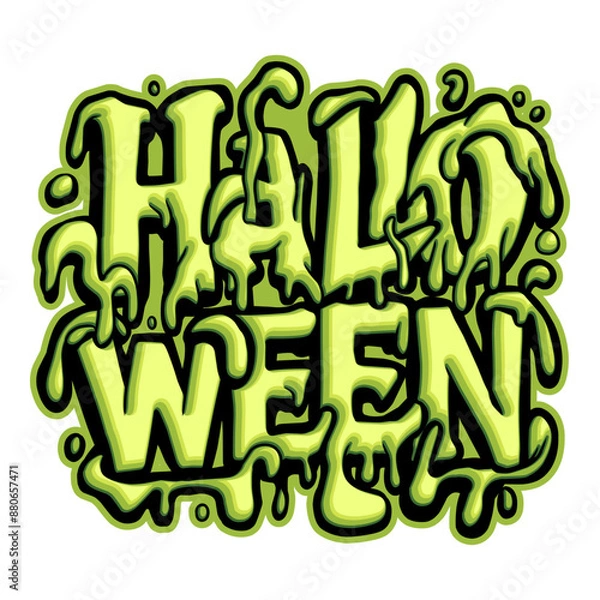 Obraz Happy Halloween typography