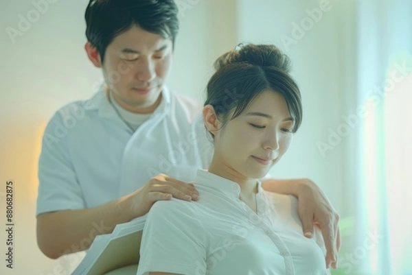 Obraz Physiotherapy sessions done on clients