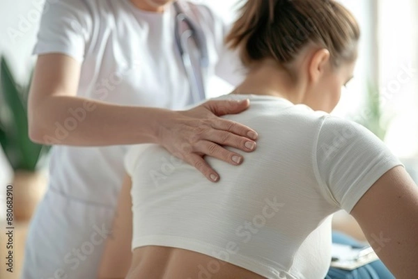 Obraz Physiotherapy sessions done on clients