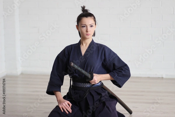 Obraz Samurai girl