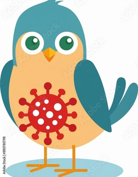 Obraz Vogelgrippe Virus