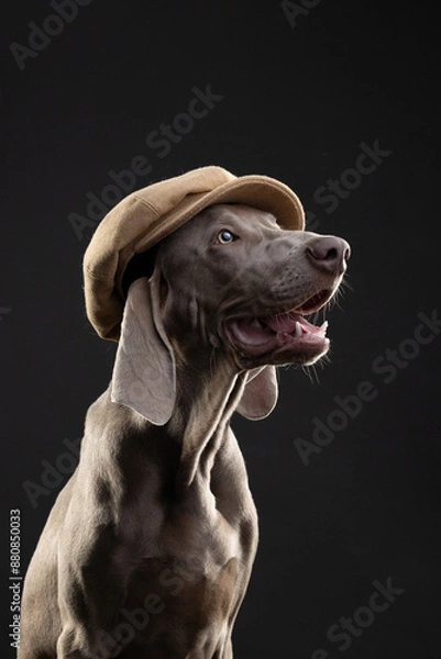 Obraz portrait of a weimaraner  dog