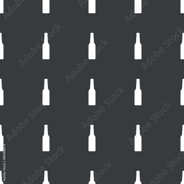 Obraz Straight black alcohol pattern