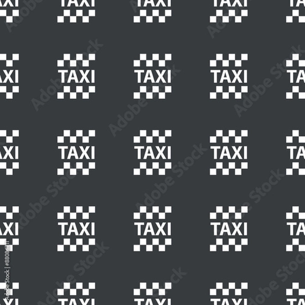 Obraz Straight black taxi pattern