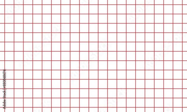 Fototapeta Red grid lines background repeatable. Vector Illustration