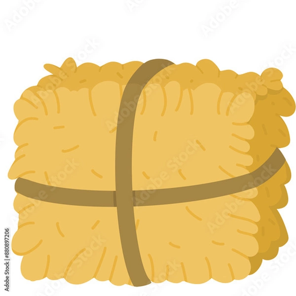 Obraz Dry grass cartoon 