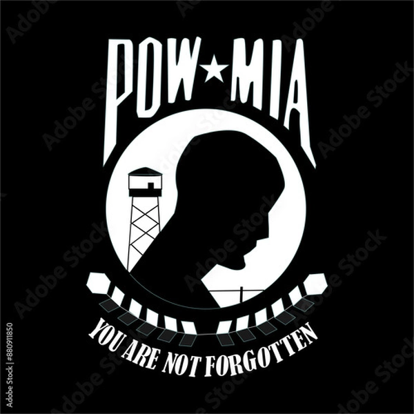 Obraz National Powmia Vector Design Illustration