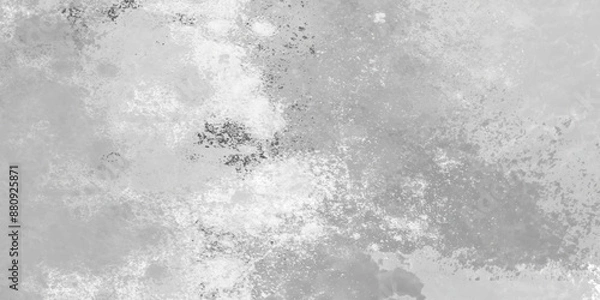 Fototapeta Abstract background and texture of white concrete wall, White watercolor background. Paint leaks and Ombre effects. Black, Sky with white marble texture background.
