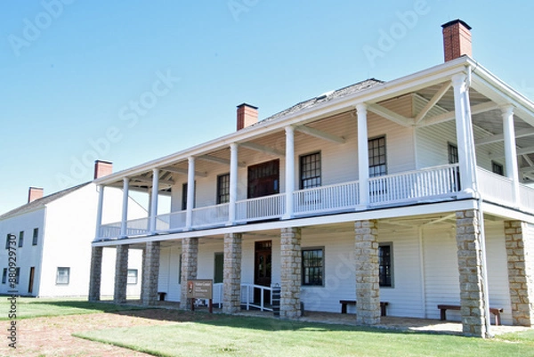 Obraz Balcony on Army Barracks