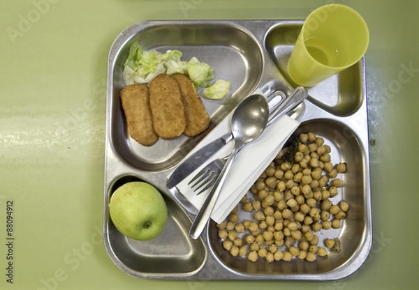 Obraz comida escolar