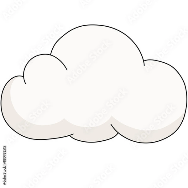 Fototapeta cloud cartoon