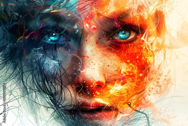 Fototapeta Various art, bright colors