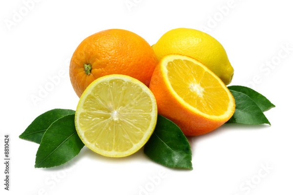 Fototapeta Oranges and Lemon