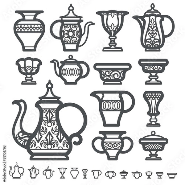 Obraz Tea Pot & Kettle Vintage