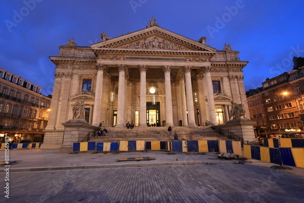Obraz Brussels Stock Exchange 