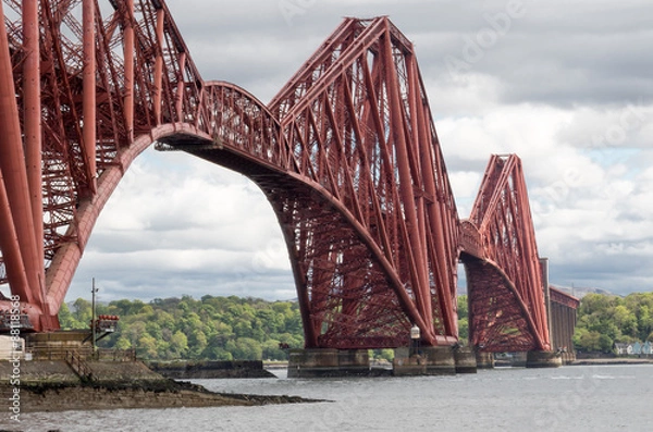 Fototapeta Forth Bridge in Edinburgh