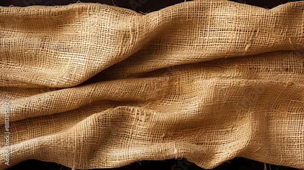 Fototapeta jute hessian sackcloth canvas texture for patterned backgrounds