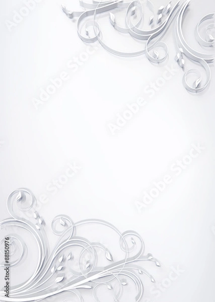 Fototapeta Motifs floraux 3d