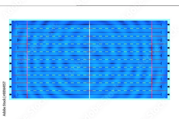 Obraz 国際水泳連盟規格の50m水泳プール