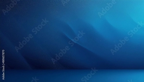 Obraz blue abstract blurry background with wavy lines