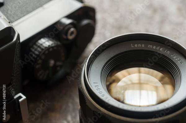 Fototapeta レンズとカメラ