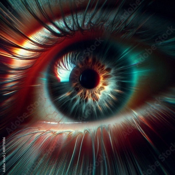 Obraz eye in the dark