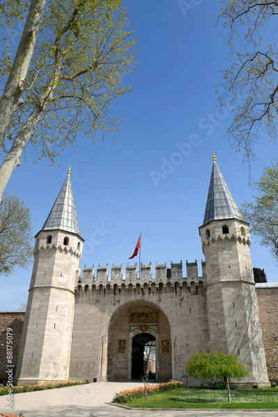 Obraz The entrance of Topkapi Palace in Istanbul Turkey