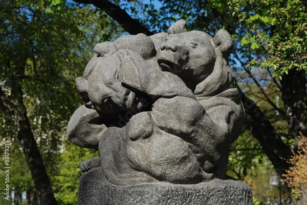 Fototapeta Bärenstatue