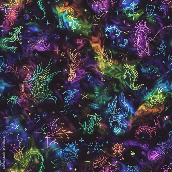 Fototapeta seamless pattern design