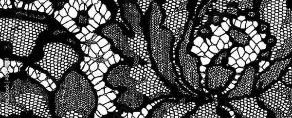 Obraz abstract lace background. Vector pattern