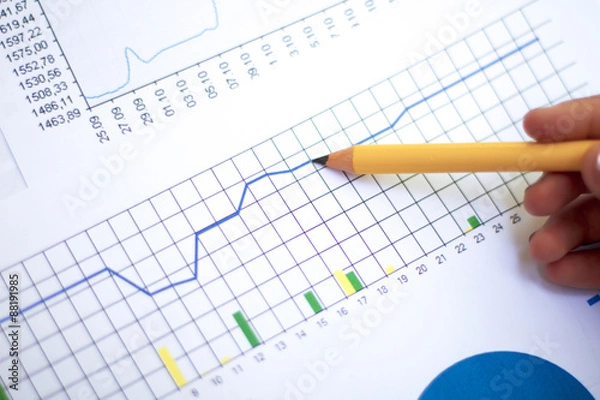 Obraz business graph