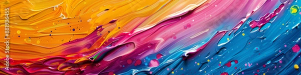 Fototapeta ダイナミックな色彩の抽象背景