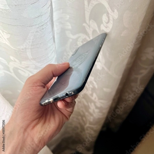 Obraz hand holding phone