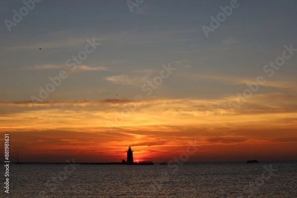 Obraz sunset at the beach