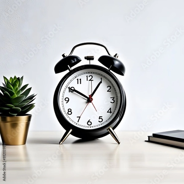 Obraz alarm clock on a table
