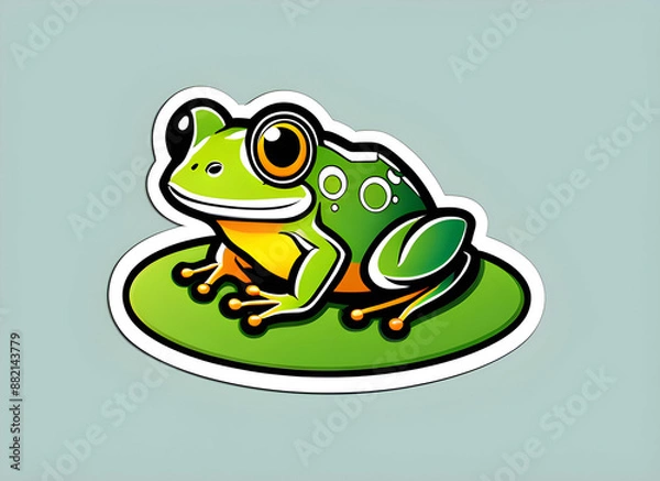 Obraz frog  generative ai