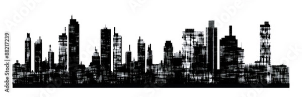 Obraz Obraz panoramiczny miasta