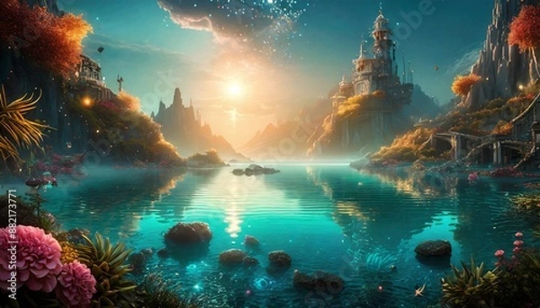 Obraz sunset over the sea