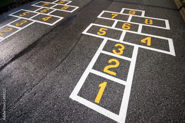 Fototapeta hop scotch