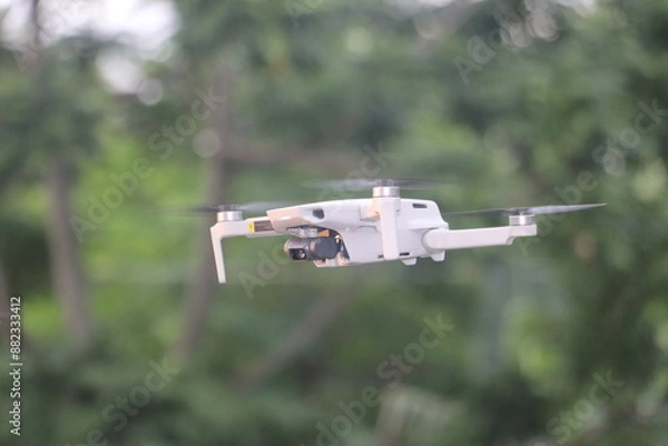 Fototapeta DJI Drone Flying Image, Drone Lover, dji mini 2 drone