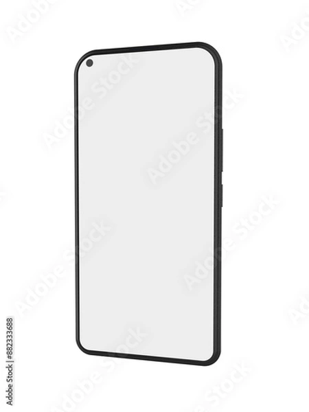 Obraz Smartphone mockup app transparent background