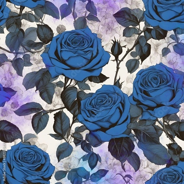 Obraz blue roses