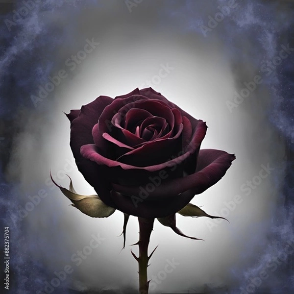 Fototapeta dark rose