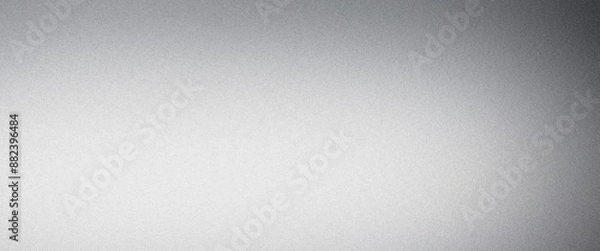Fototapeta Subtle grain texture effect on a silver metallic gradient background
