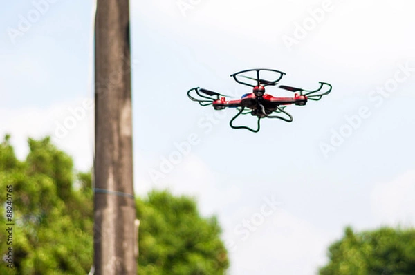 Obraz Remote Controlled Quadcopter Drone