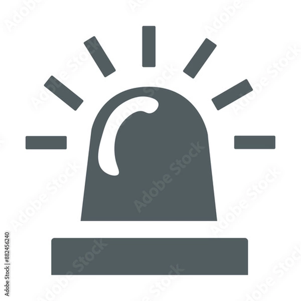 Fototapeta rotating beacon icon