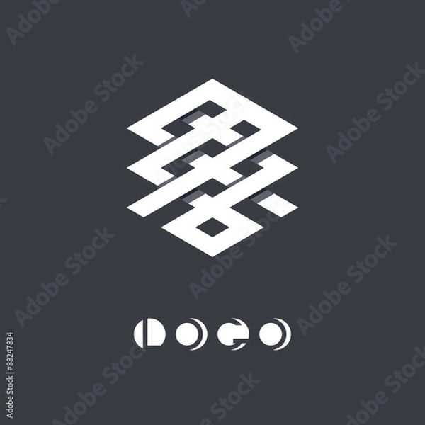 Obraz Brand identity symbol.