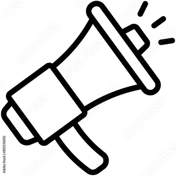 Fototapeta megaphone icon