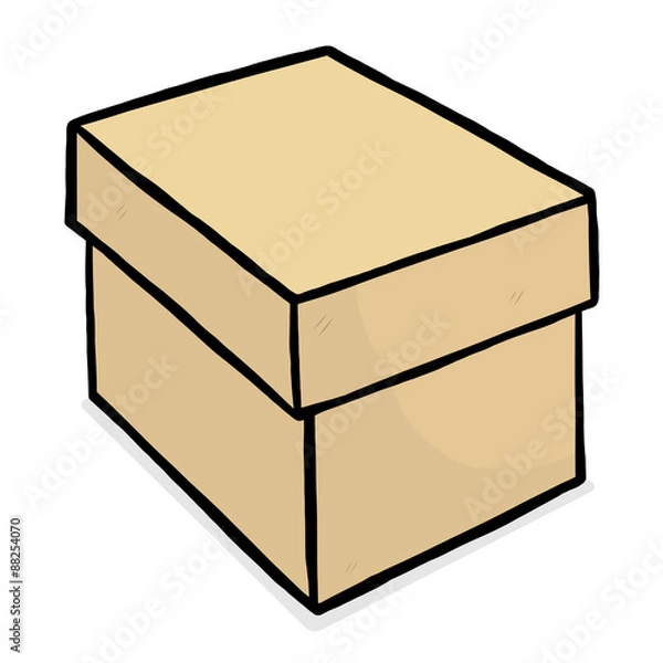 Obraz brown paper box